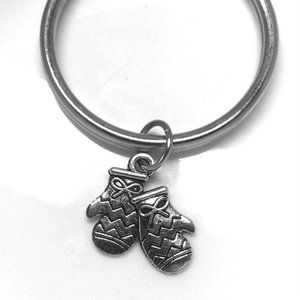 Miniature Mittens Winter Gloves Hand Mittens Winter Christmas Lovers Keychain